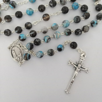 Rosary Agate Turquoise