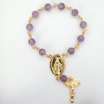One-Decade GP Rosary Amethyst