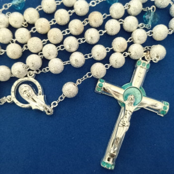 Silver-Plated Rosary +...